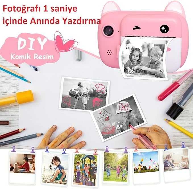 TOYOGO Aparat natychmiastowy dla dzieci, 6,1 cm
