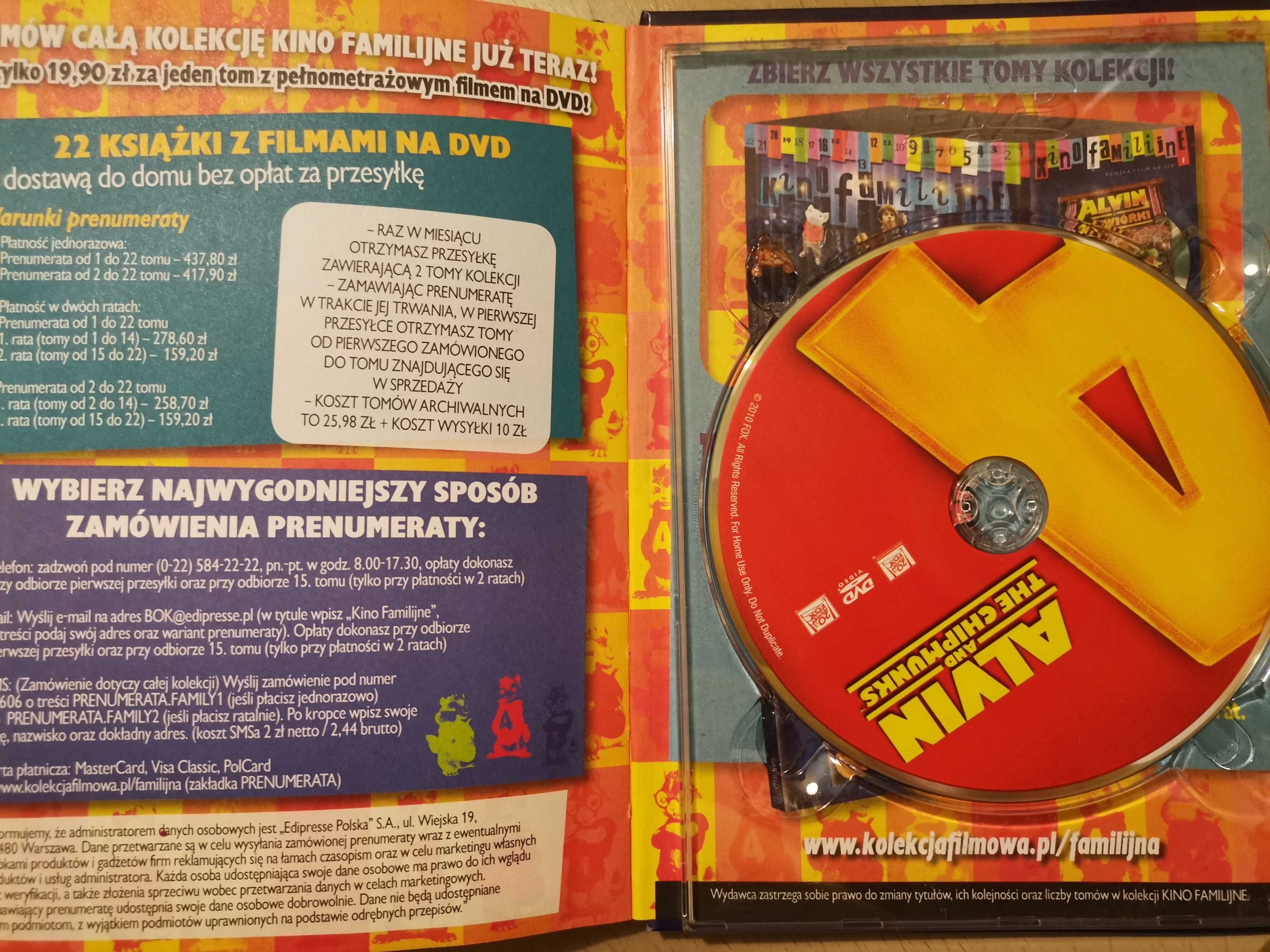 DVD Alvin i  wiewiórki