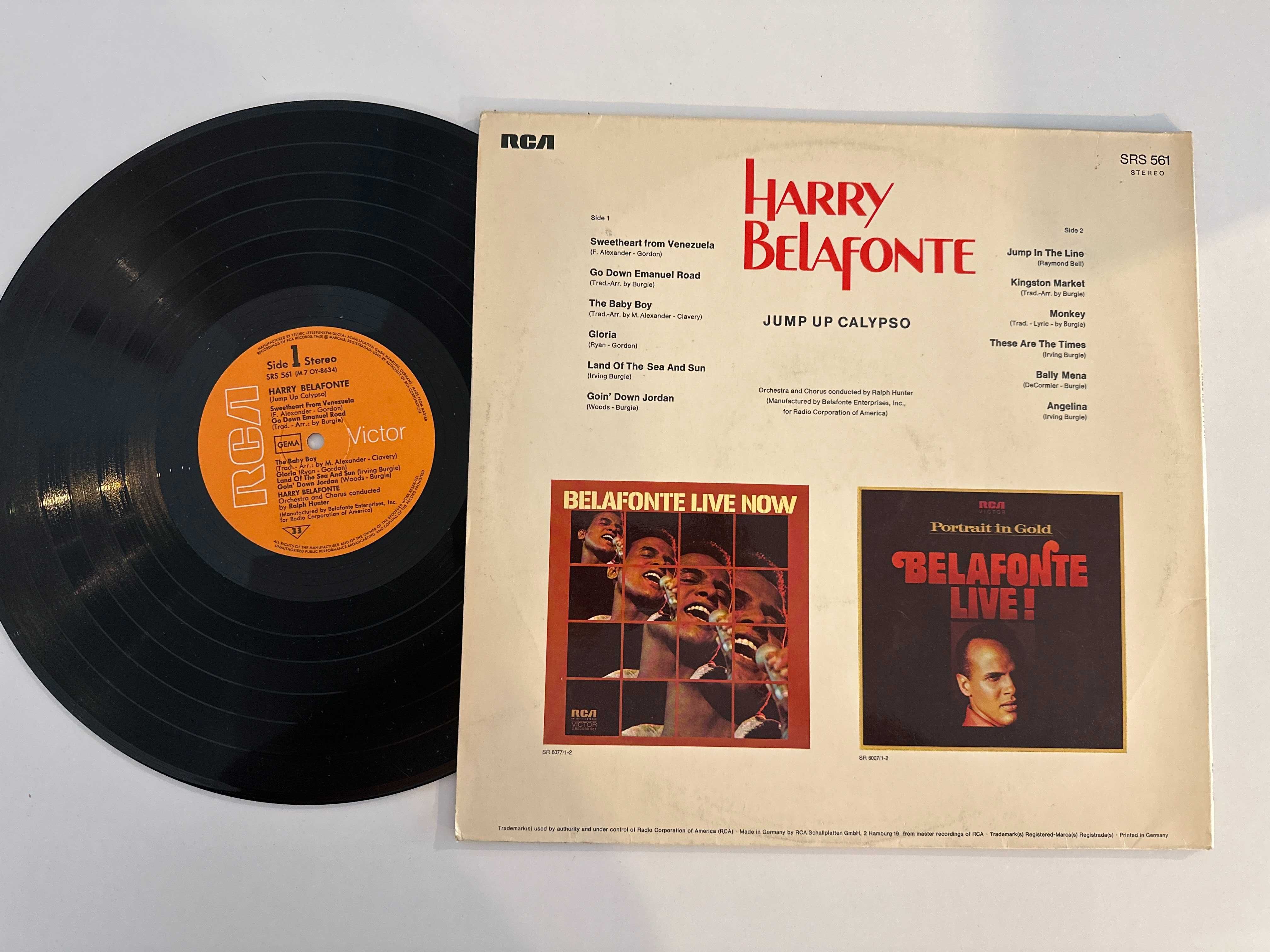 Harry Belafonte – Jump Up Calypso LP Winyl (A-81)