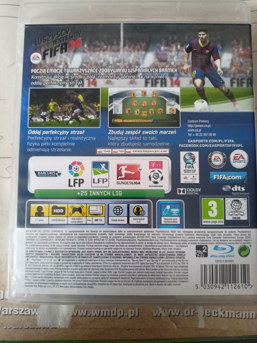 FIFA 14 PS3 polska wersja językowa