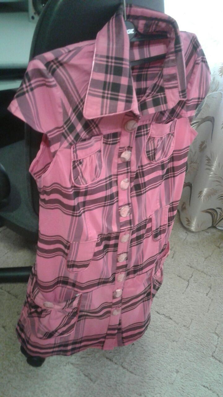 Рубашка-платье, 46 размера.