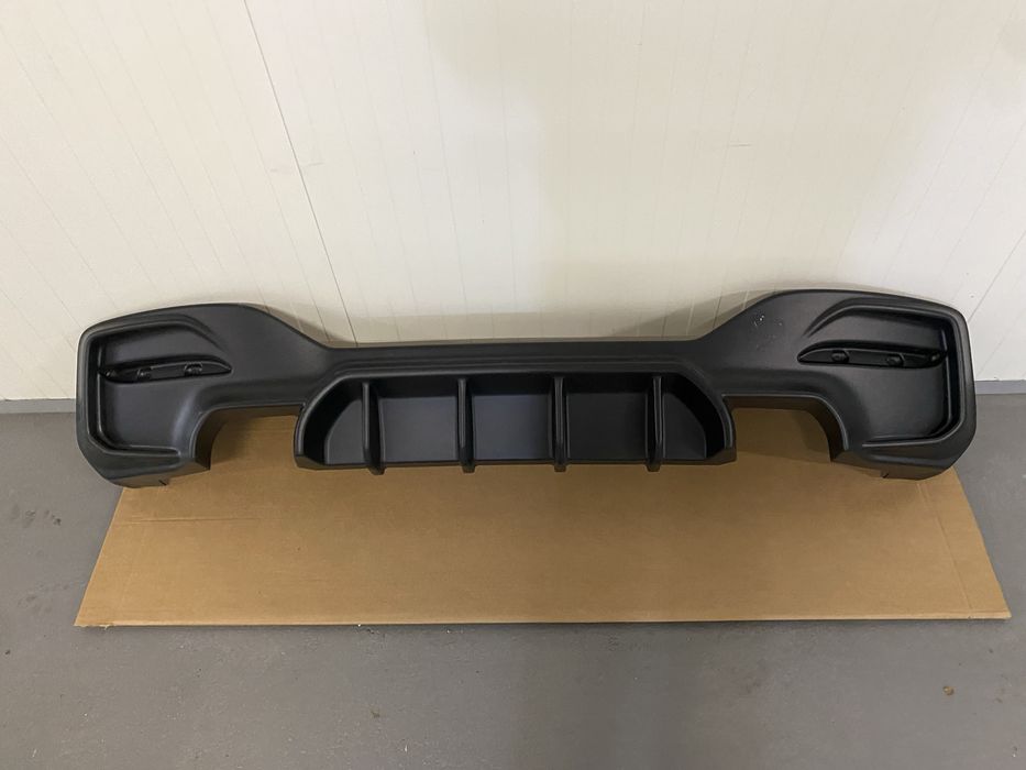 SPOILER DIFUSOR DE ESCAPE PALA ABA LÂMINA LÁBIO RABETA AVENTAL LIP BMW SERIE 1 F20 F21 LCI PACK M PERFORMANCE