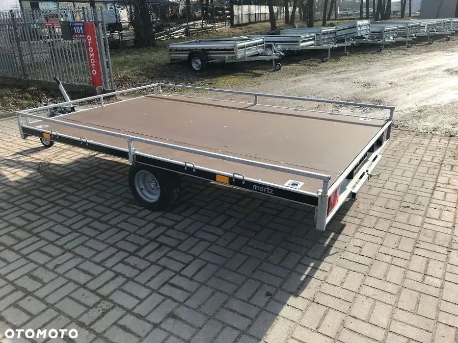 Martz ATV-2 DMC 1500kg QUAD-2  Laweta do przewozu 2 qadów pełna podłoga 3x2m DMC 1500kg