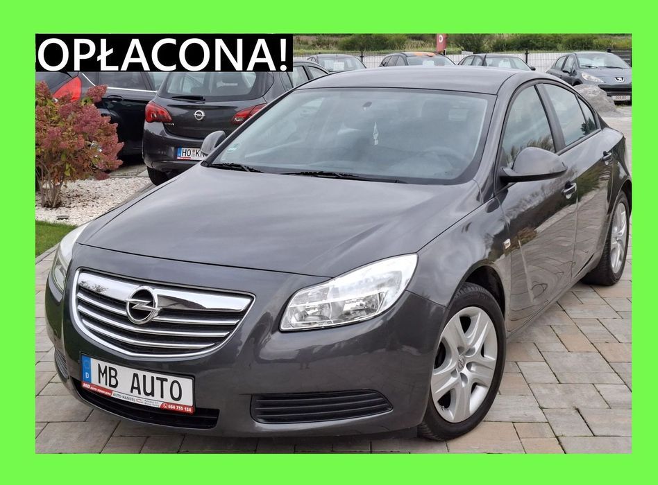 Opel Insignia PIĘKNA**KLIMA elektr. koła 17"czujniki 1.6 zwykły silnik nowy rozrząd
