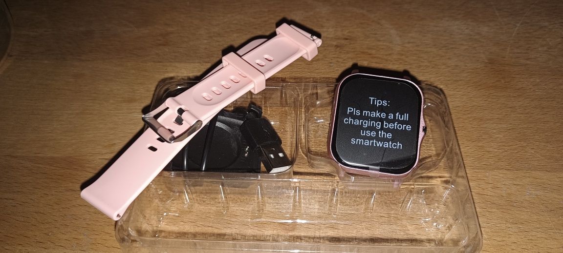 Smartwatch y13 różowy
