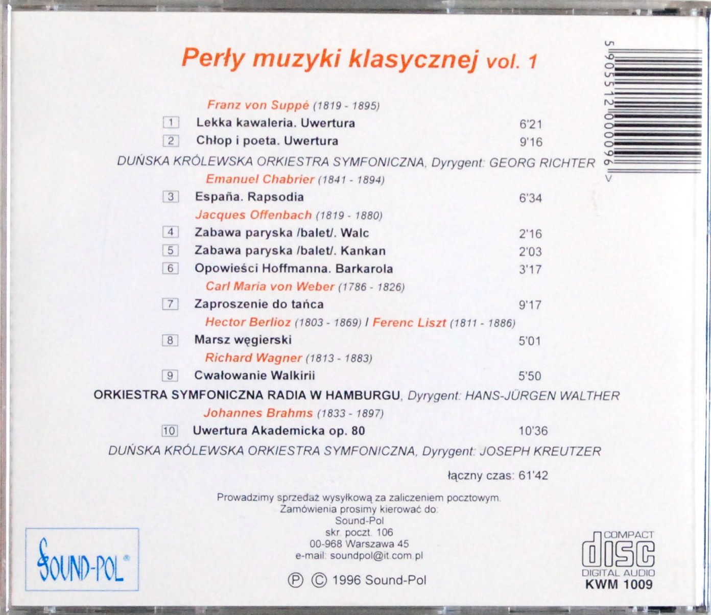 (CD) Perły Muzyki Klasycznej Vol. 1
