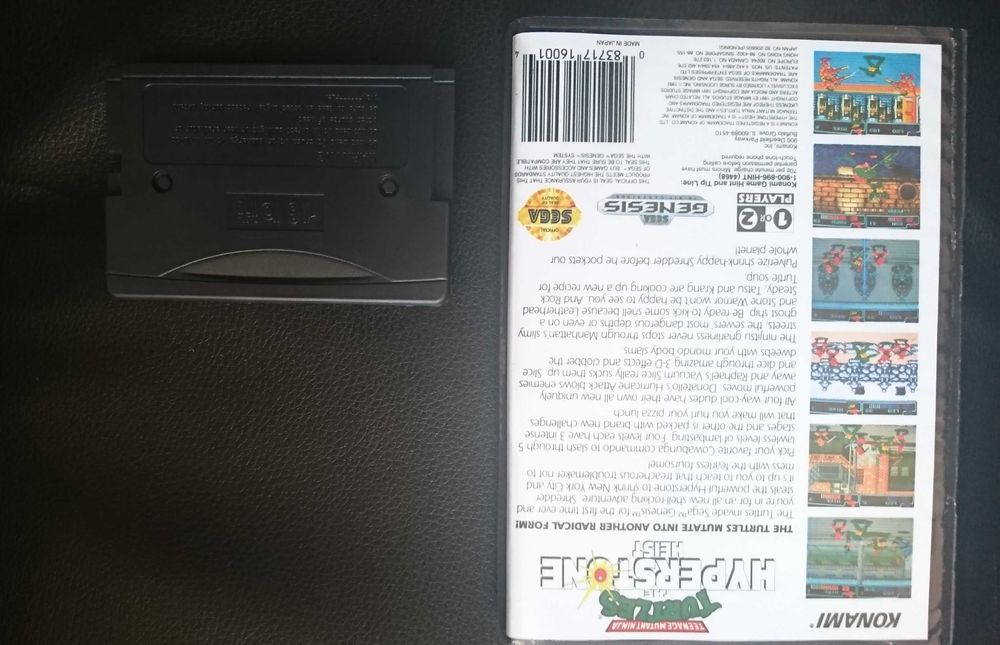TMNT : Hyperstone Heist (sega mega drive) в большой коробке