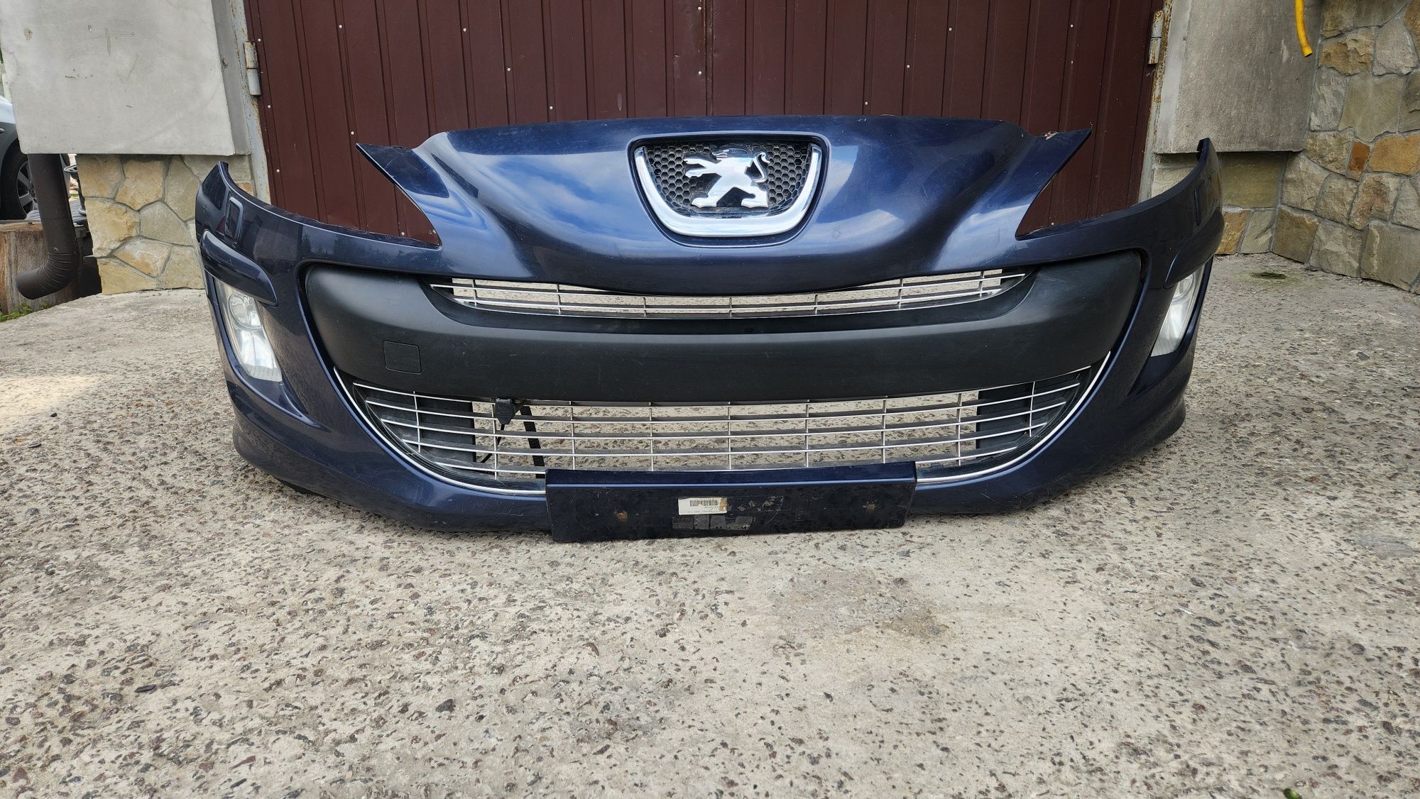 Бампер Комплектний Peugeot Пежо 308 до рест 2008-2010 синій
