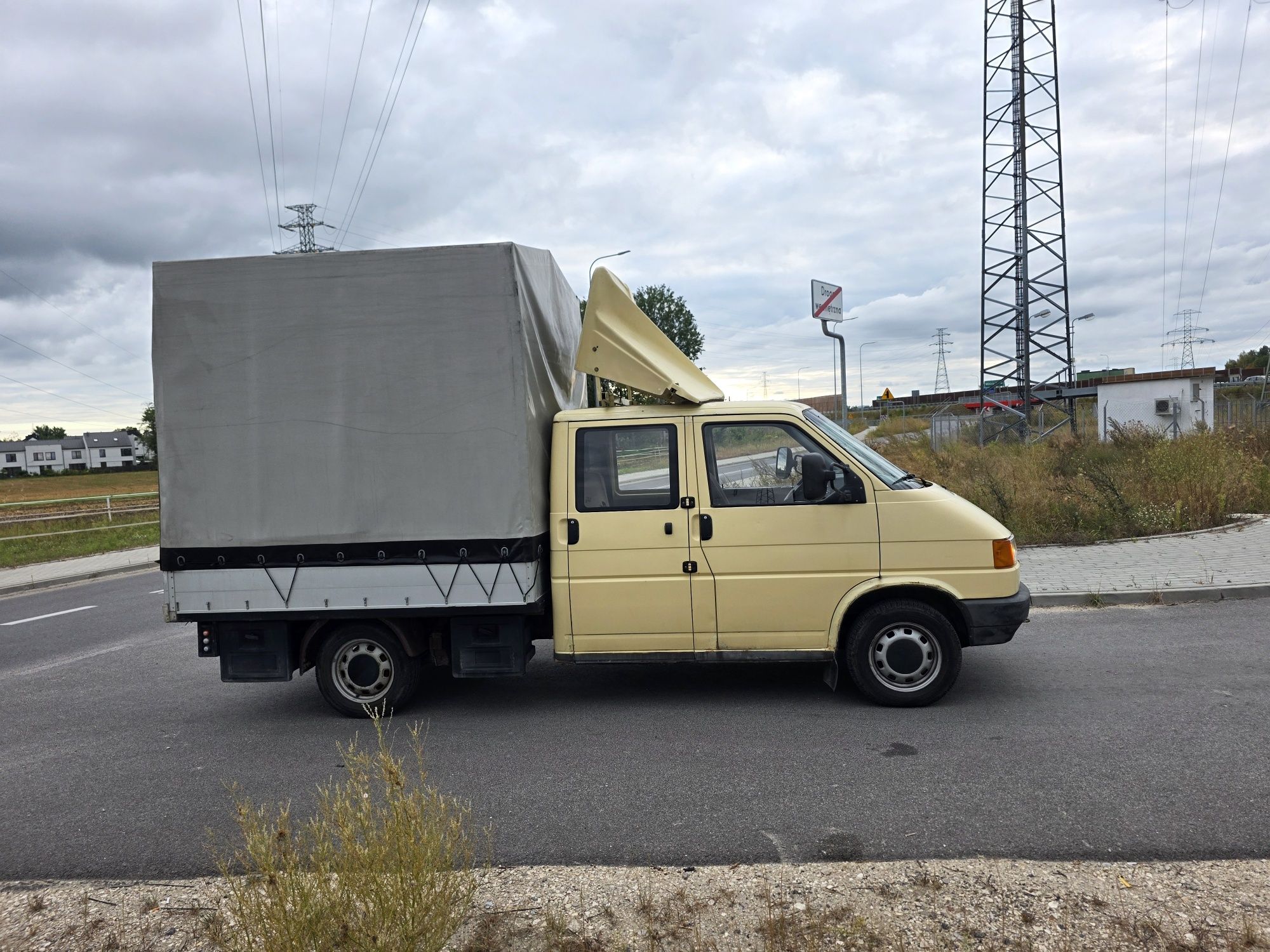Volkswagen t4 2.4d Skrzynia z Plandeka Regulowana/Zamiana/super Stan