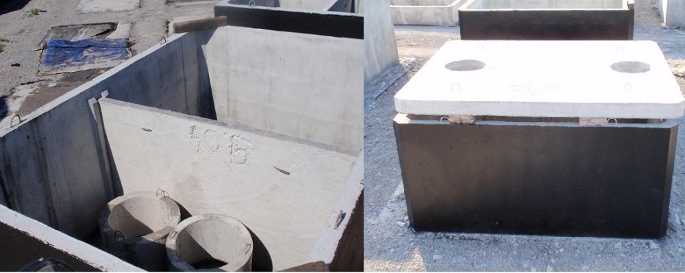 Zbiornik na ścieki betonowy 6 dwukomorowy od Producenta szczelny