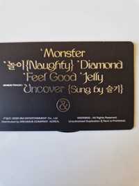 Karta Seulgi Red Velvet monster hologramowa oryginalna