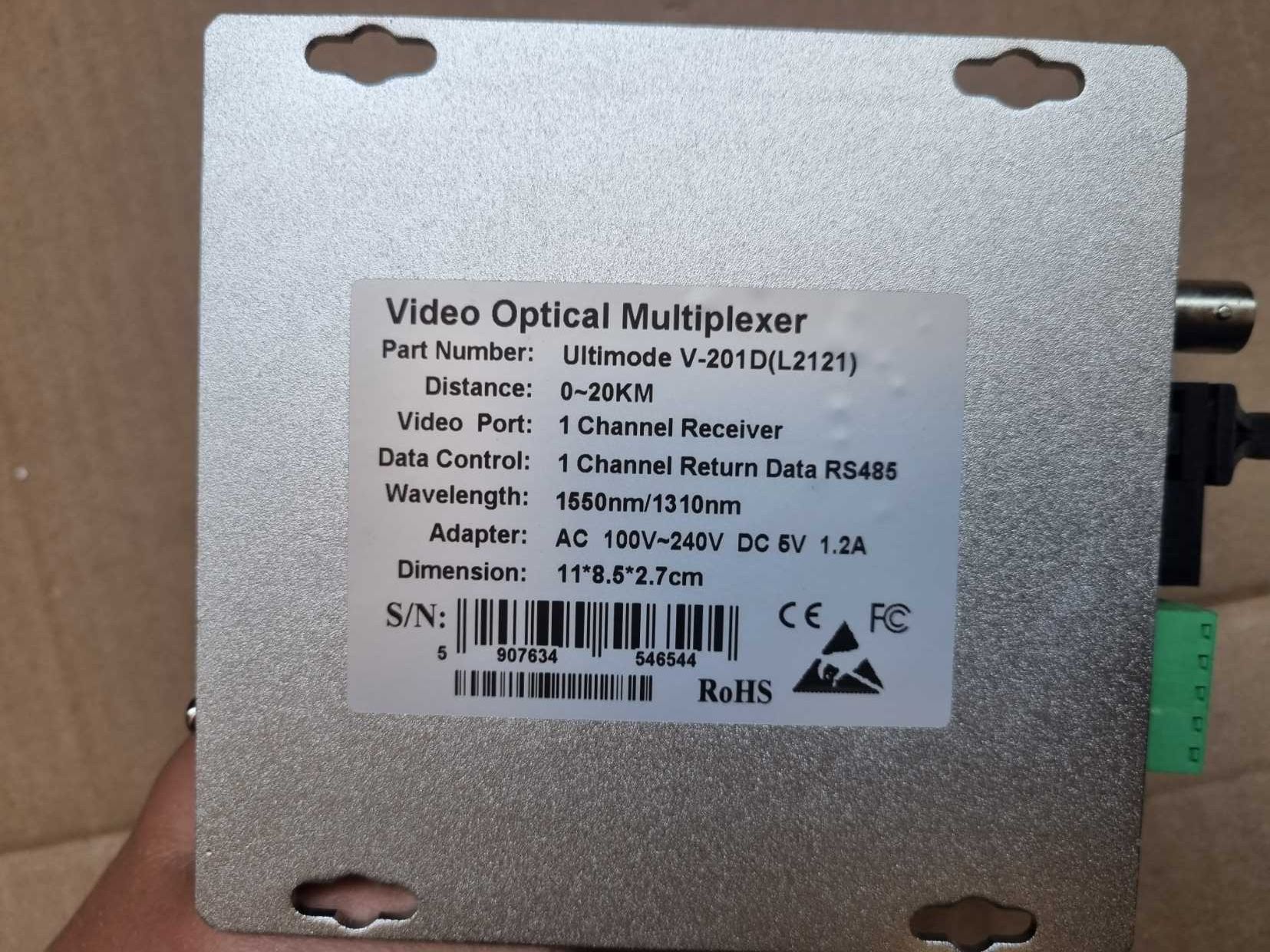 Wideo Konwerter, Multiplexer ULTIMODE V-021D wielomodowy