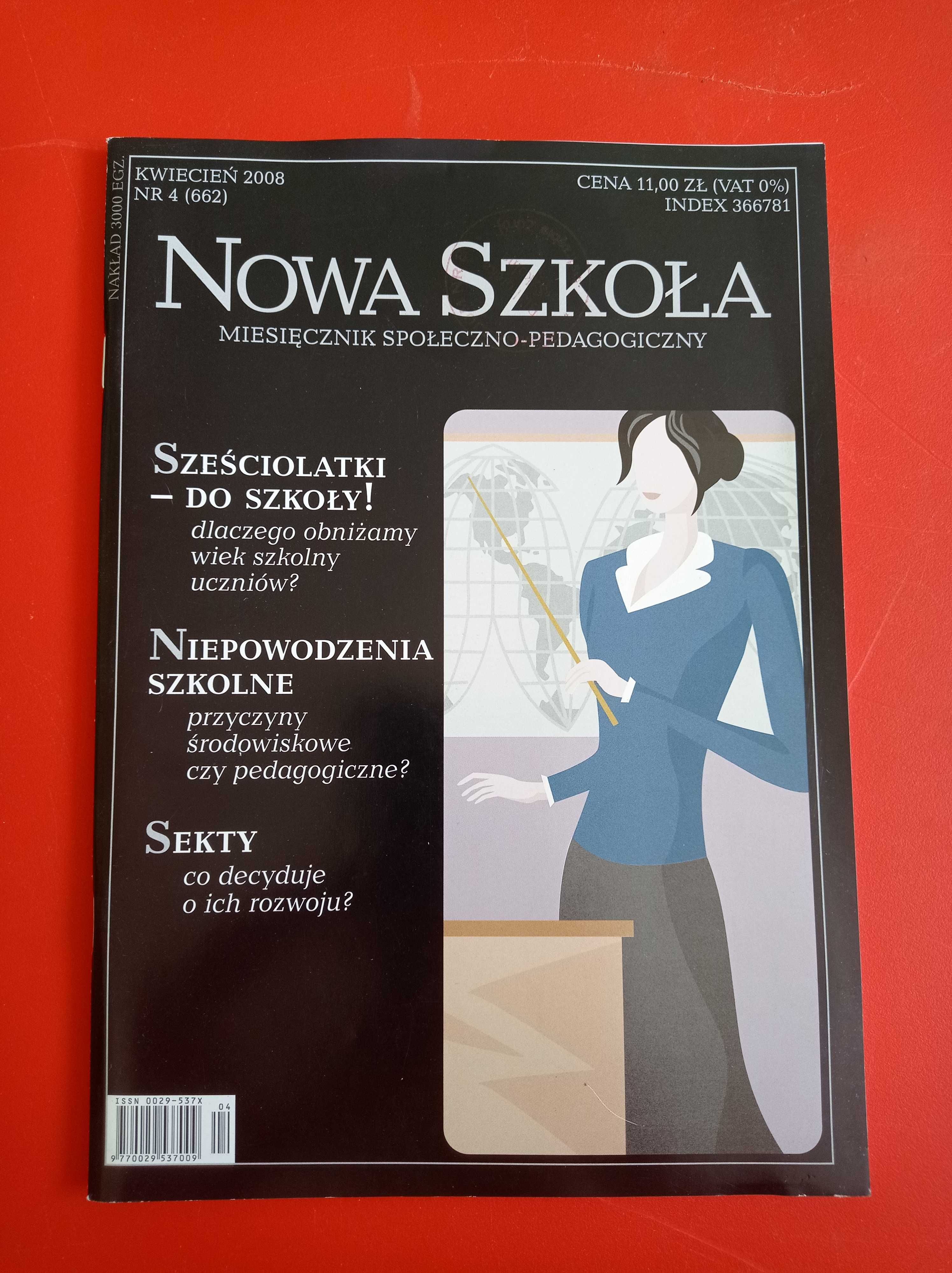 Nowa szkoła nr 4, kwiecień 2008 miesięcznik