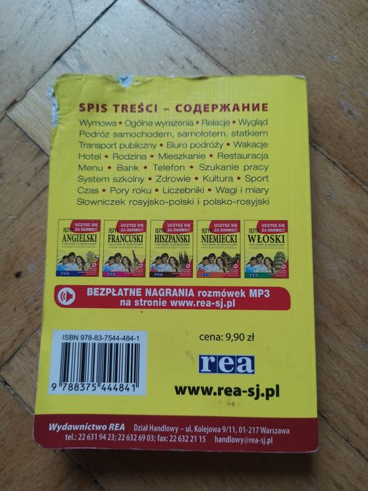Język rosyjski rozmówki wydawnictwo rea