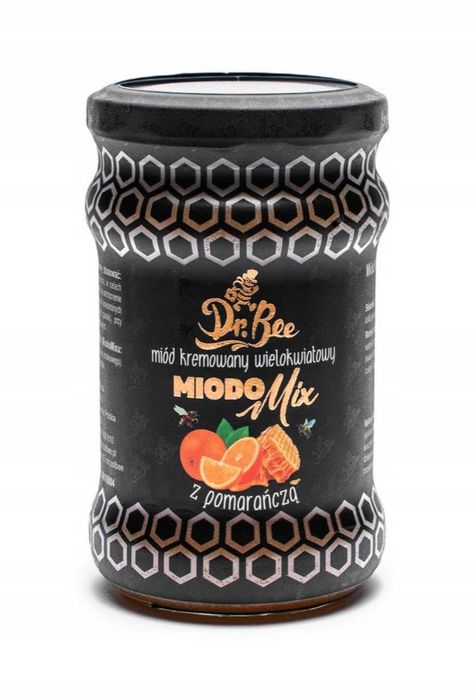 Miód - Zestaw miodów Borówka ,żurawina,pomarańcza, cytryna IMBIR