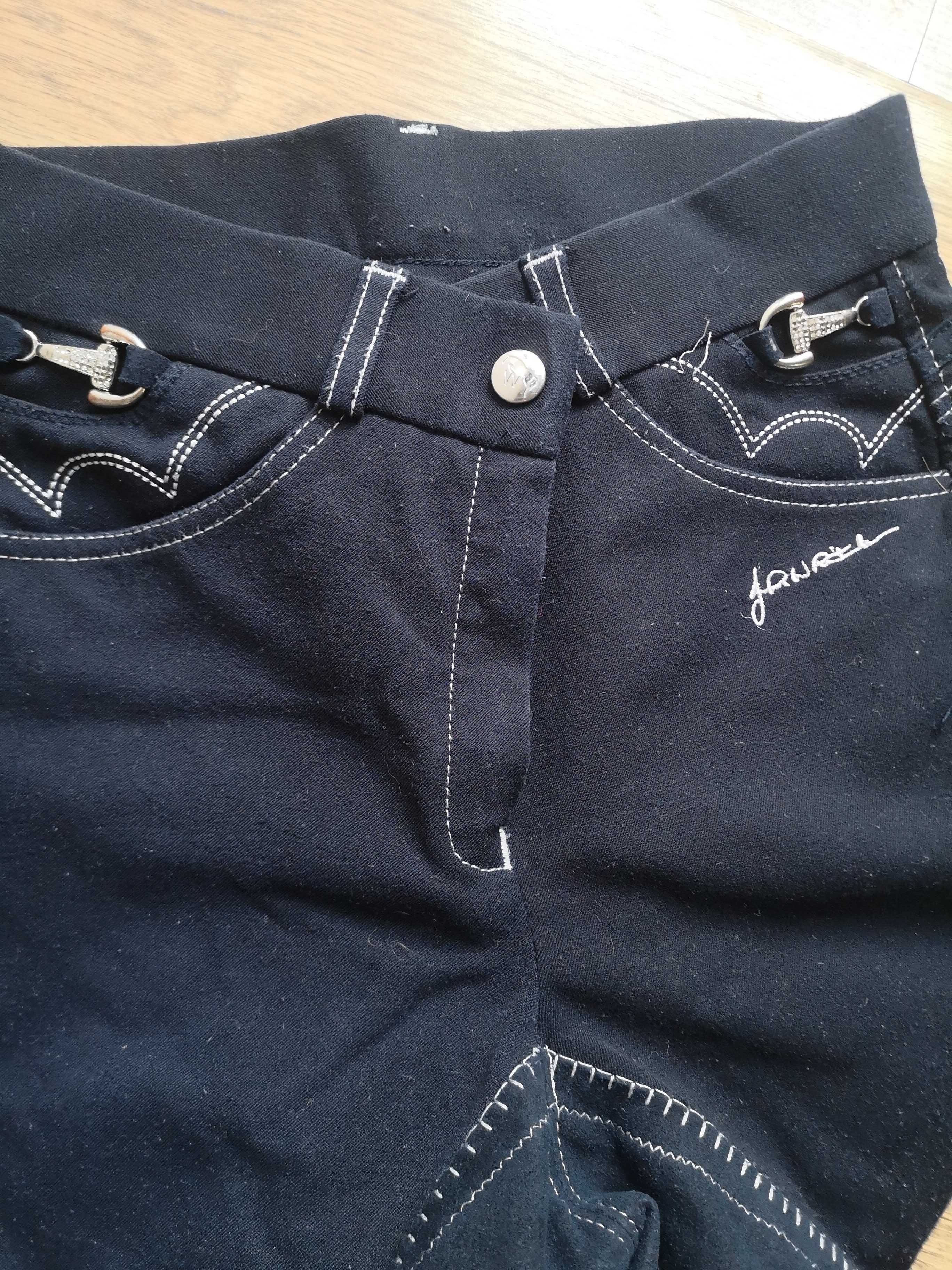 John Whitaker bryczesy damskie r. 34/36 c.granat/czarne PIĘKNE BDB