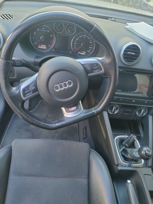 Audi A3 8P A4 B6 B7 A6 C6 kierownica multifunkcja trójramienna ścięta
