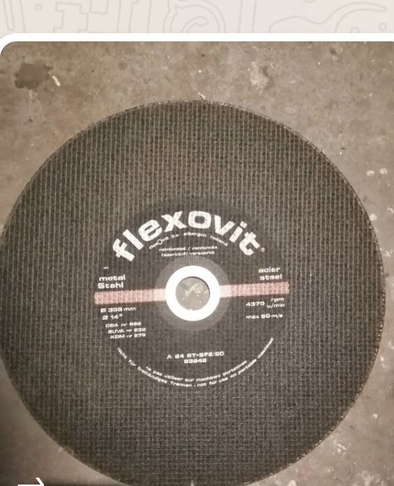 Nowa piła tarcza do cięcia metalu Flex
