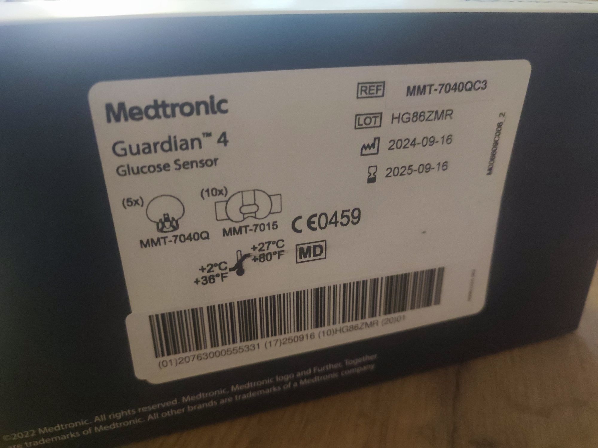 Sensor Guardian 4Q CGM (MMT-7040QC2), 5 szt. MEDTRONIC