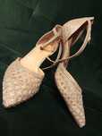 Buty damskie Roland Cartier- srebrne. Rozmiar 38. Idealne do ślubu.
