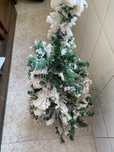 Arvore de natal com neve