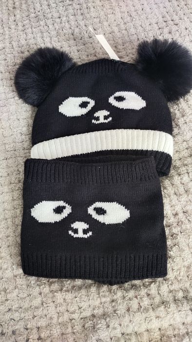 Теплий набір шапочка і хомут