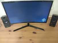 Monitor 27 cali samsung zakrzywiony ekran +głośniki