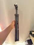 Tripé com suporte telemovel 160cm PRETO - NOVO SELADO.