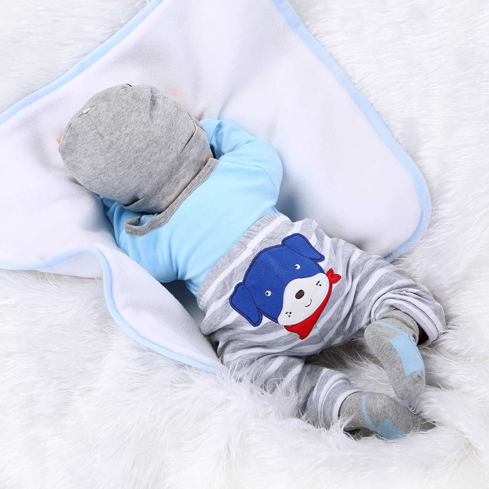 Лялька Реборн Хлопчик (Reborn Doll) 55 см Дениска