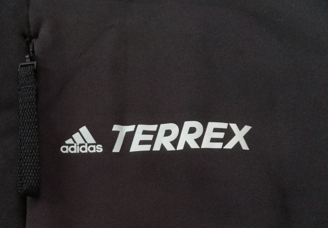 Adidas XL terrex tech fleece кофта худи на флисе для спорта оригинал