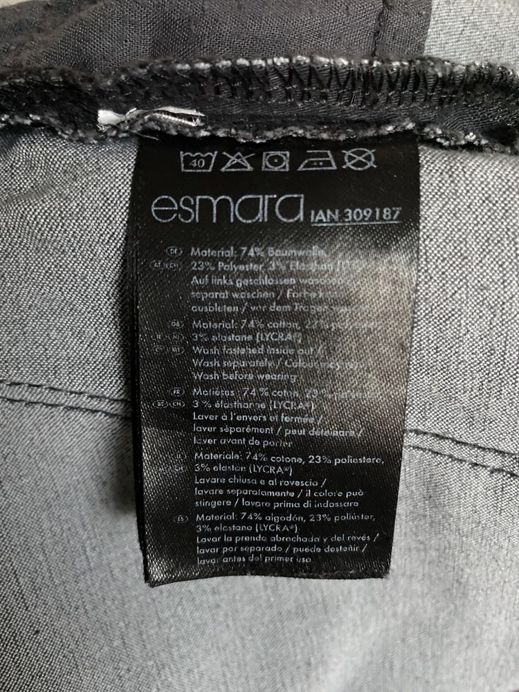 Esmara S jeansy szare