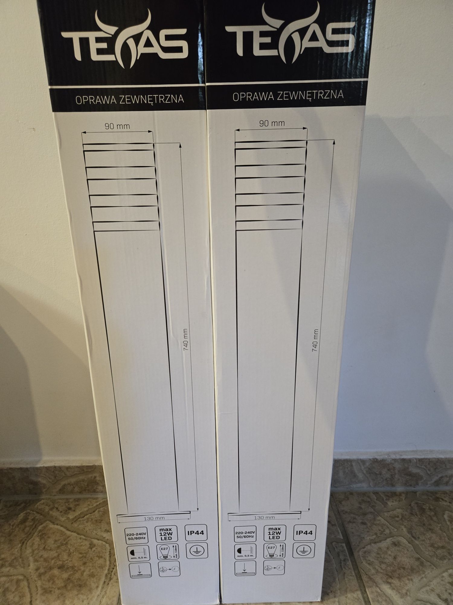 Lampa ogrodowa słupek Teksas IP44 74 cm