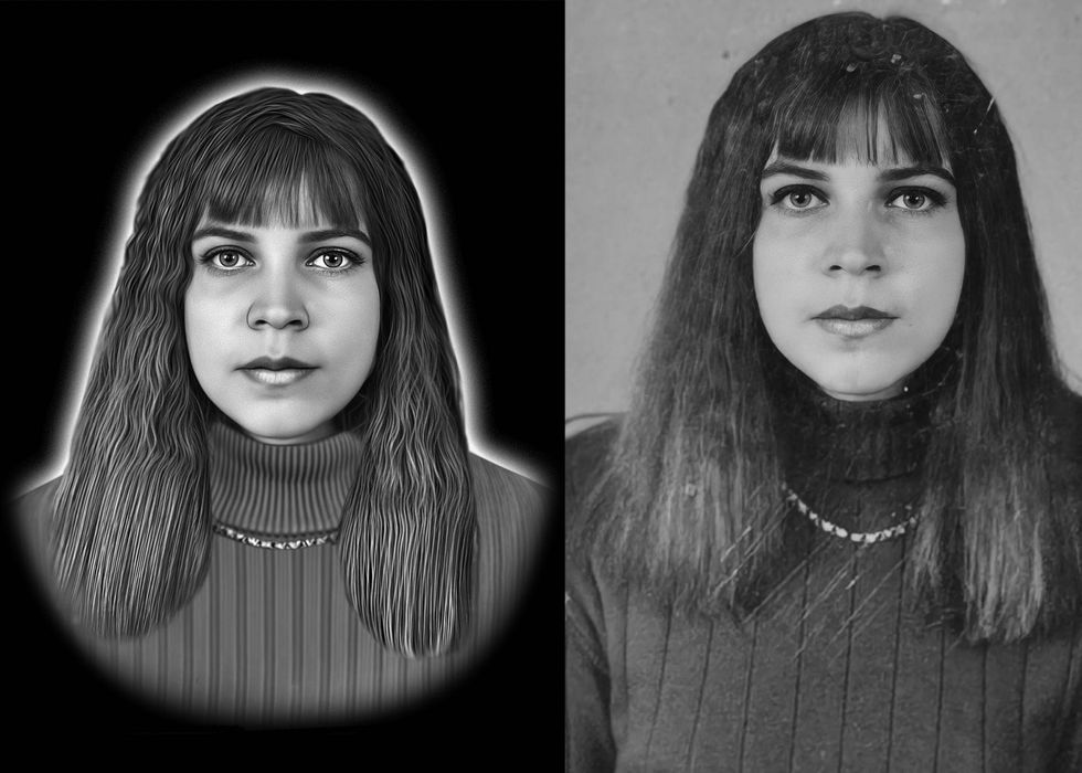 Ретуш на памʼятник, 250 грн