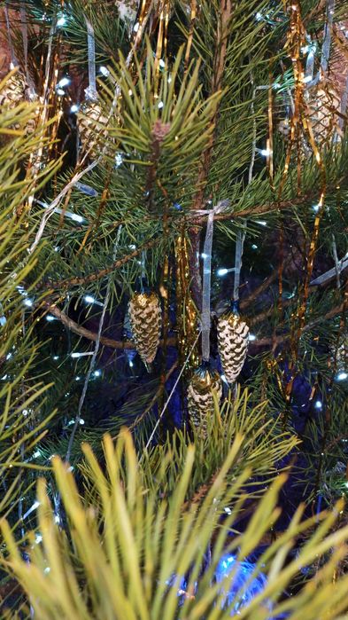 Ёлочные игрушки шишки СССР