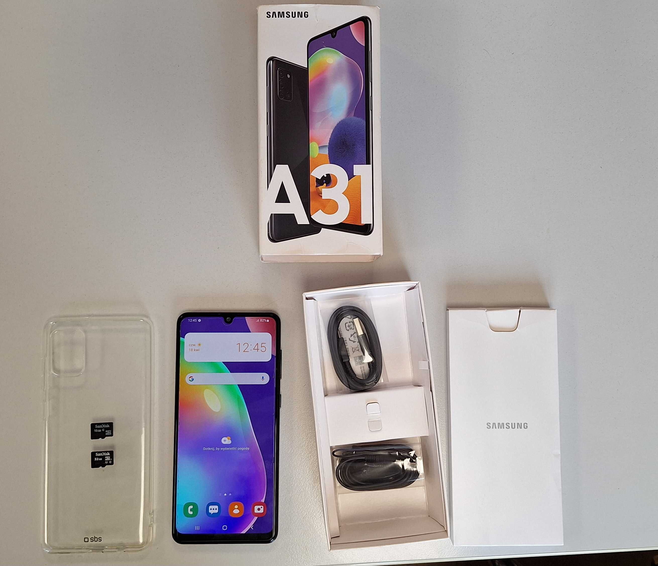 Samsung Galaxy A31 zestaw