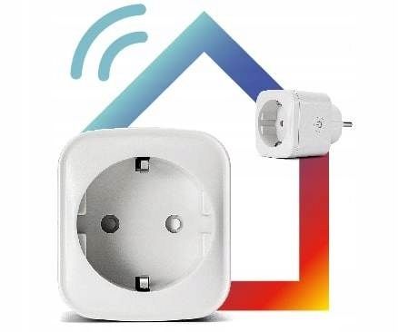 Gniazdko Wifi Smart Home Tuya Pomiar Zużycia Prądu