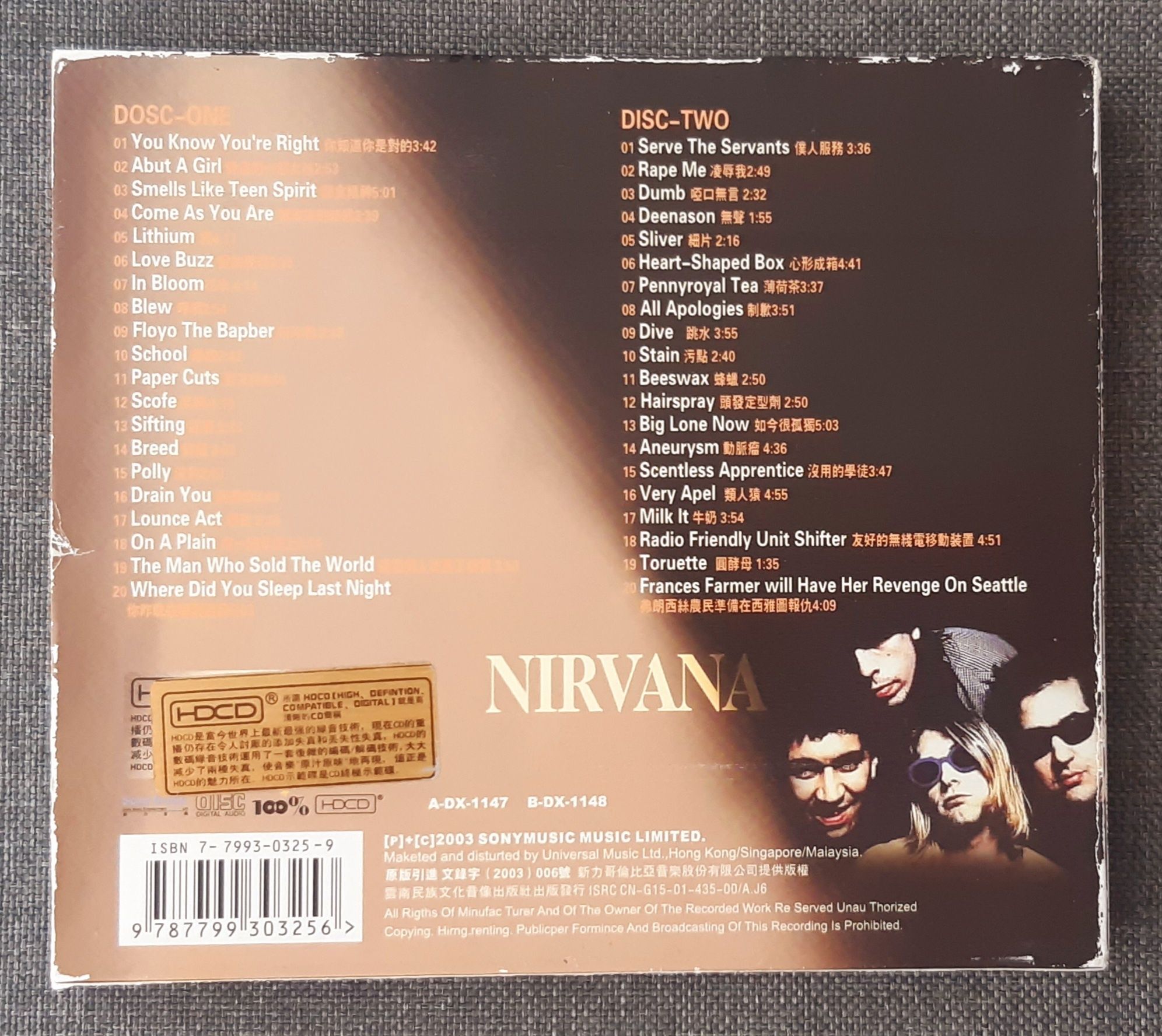 2 HDCD płyty NIRVANA - The Best Of / CN