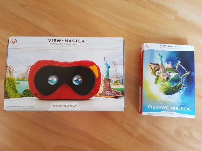 Gogle VIEW MASTER Mattel wirtualna rzeczywistość + Ciekawe Miejsca