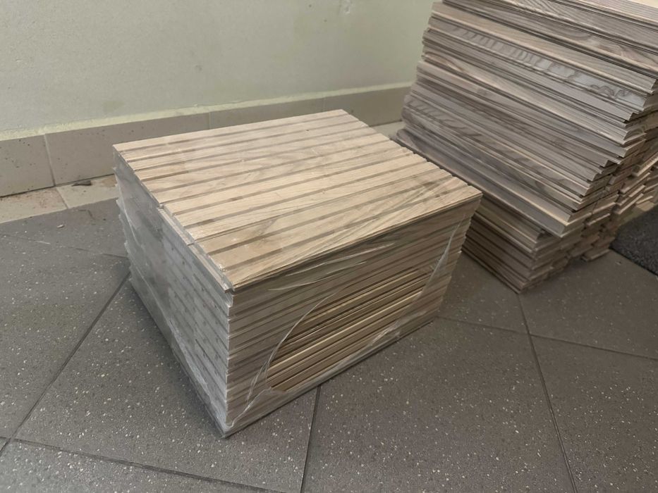 Nowy parkiet klepka jesion