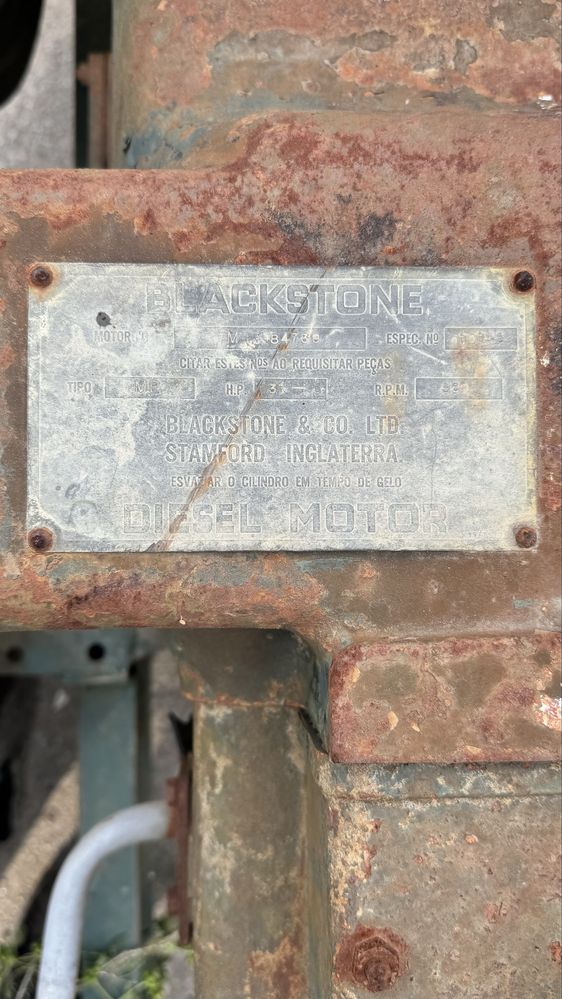 Motor Diesel Antigo Blackstone EM/P – 3,5 HP (c. 1940)