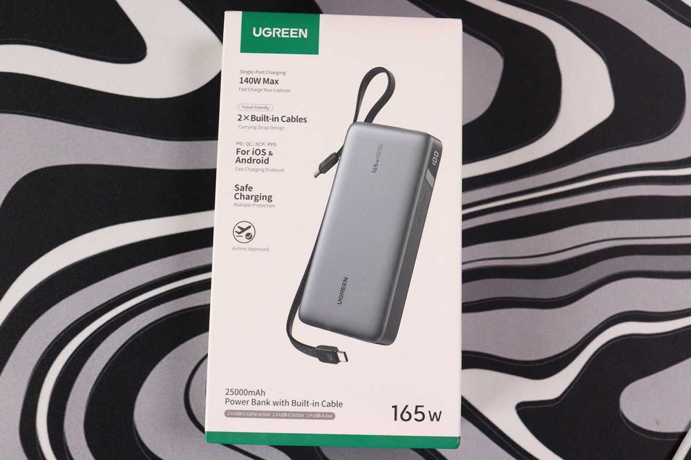 В НАЛИЧИИ Power Bank Ugreen PB552 165W 25000mAh PD3.1 140W PPS