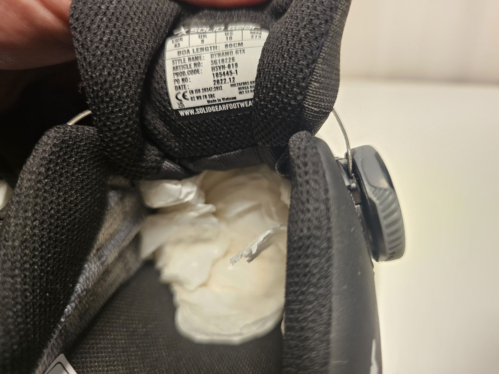 Buty robocze Solid Gear Dynamo GTX r.41,42 GORE-TEX BOA biegowe Snicke