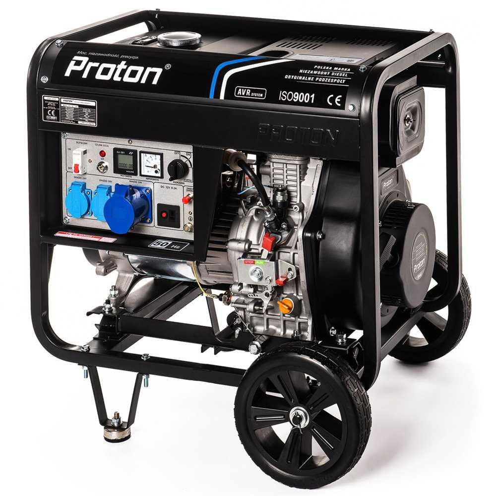 Agregat prądotwórczy DUAL 6200W Proton 360 olej napędowy Diesel 7,7kVA
