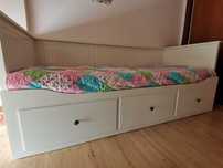 Cama Hemnes - individual ou de casal com gavetões