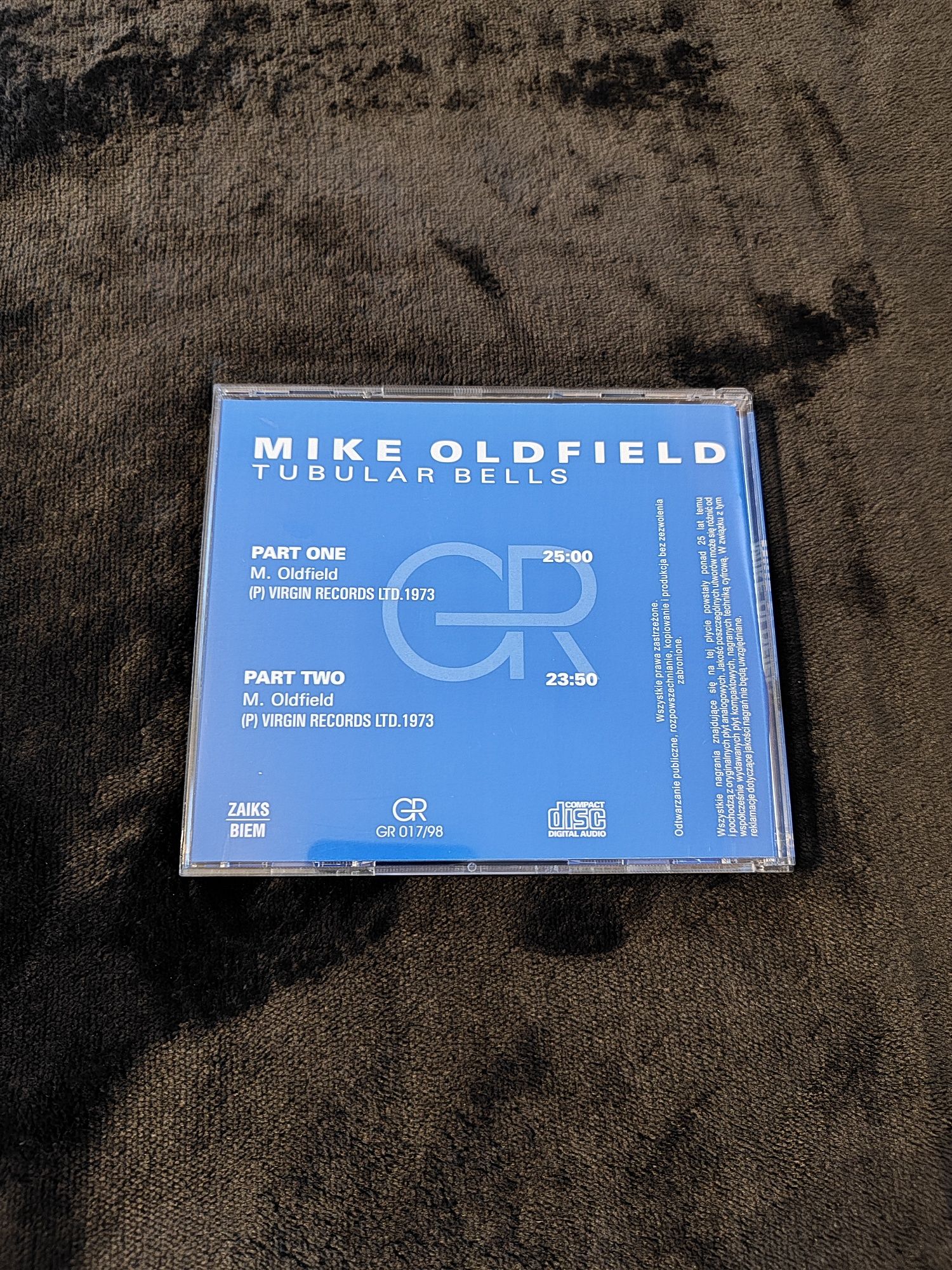 Mike Oldfield Tubular Bells płyta CD