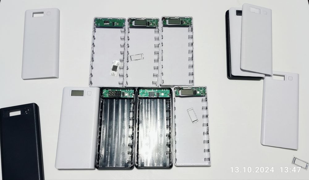 Павербанк, корпус повербанка на 8 аккумуляторов PowerBank