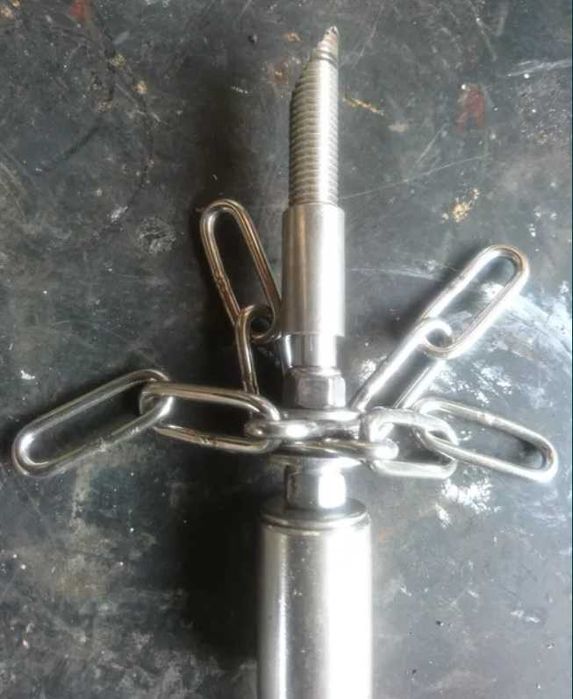 12m TURBOSPIN wycior nierdzewny do czyszczenia komina wkrętarką łańcuc