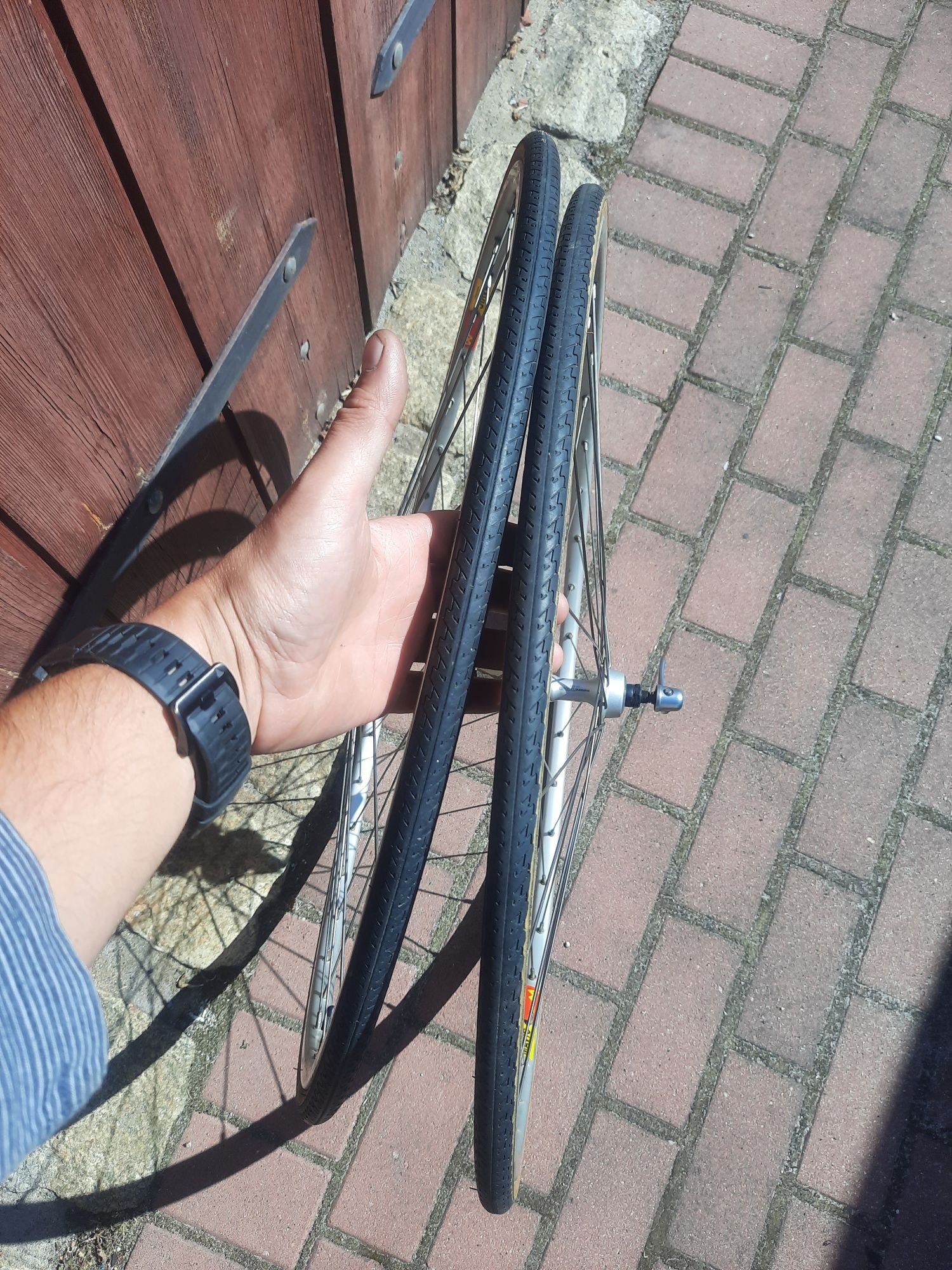 koła szosowe 28" shimano 105 / mavic 192 retro 7s 100/126mm cr5
