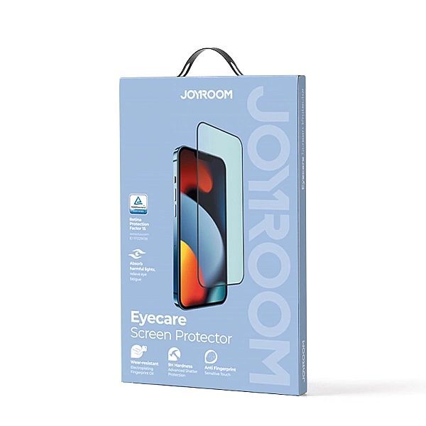 Joyroom Knight zielone szkło do iPhone 14 Pro z filtrem Anti Blue Ligh