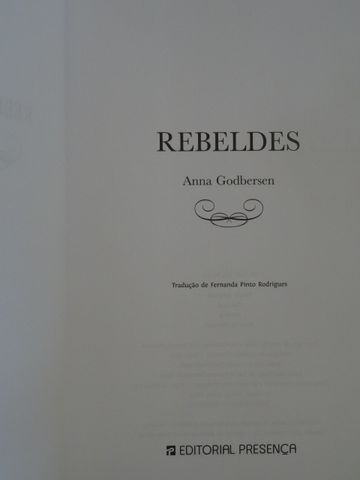 Rebeldes de Anna Godbersen